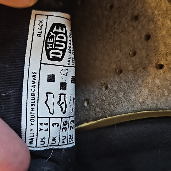 Hey Dude Wally slub canvas black - Picture 7 of 12